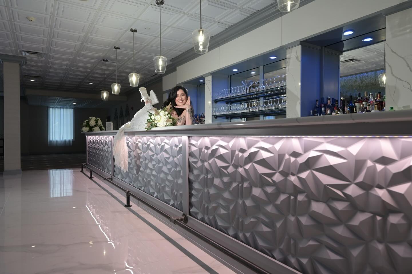 bride on bar New veranda ADA studios