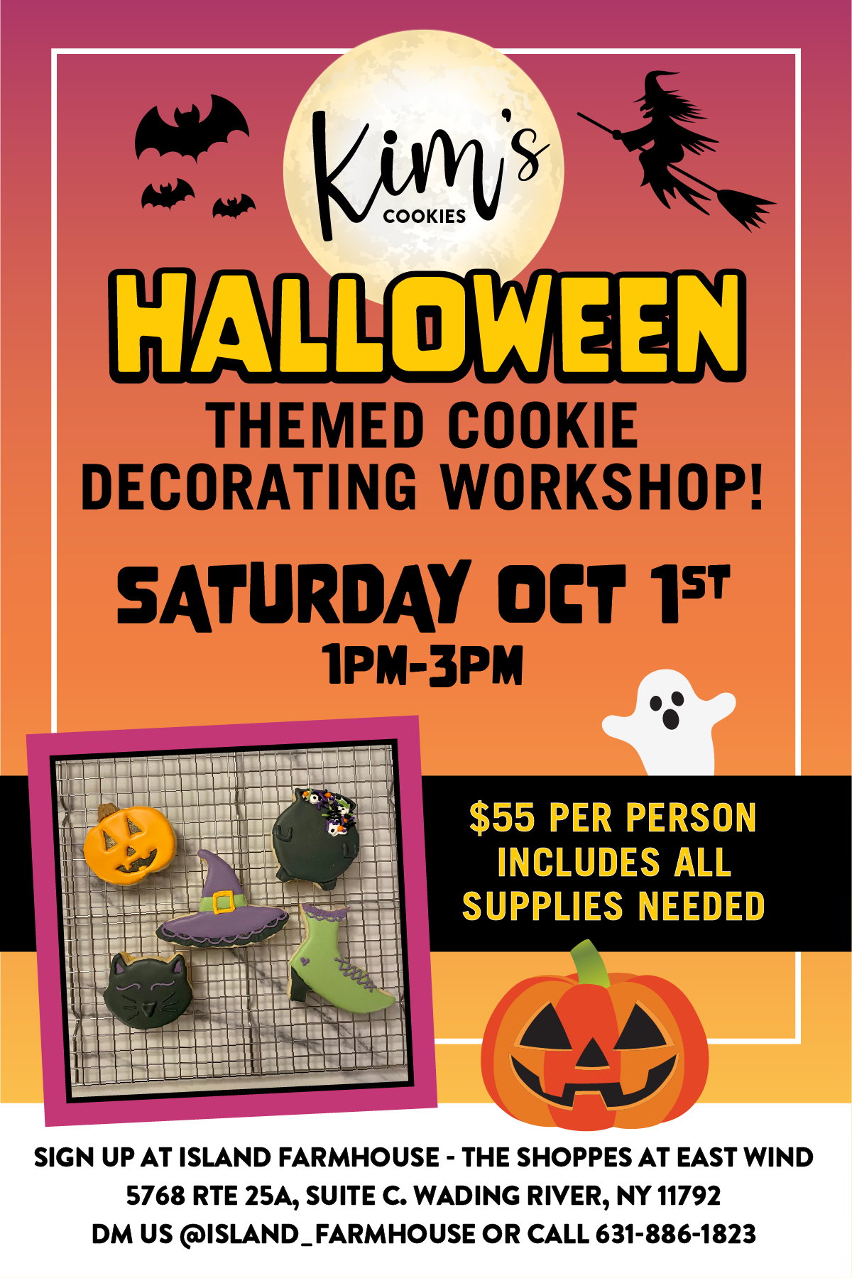 Halloween Cookie Decorating Workshop at The Shoppes
