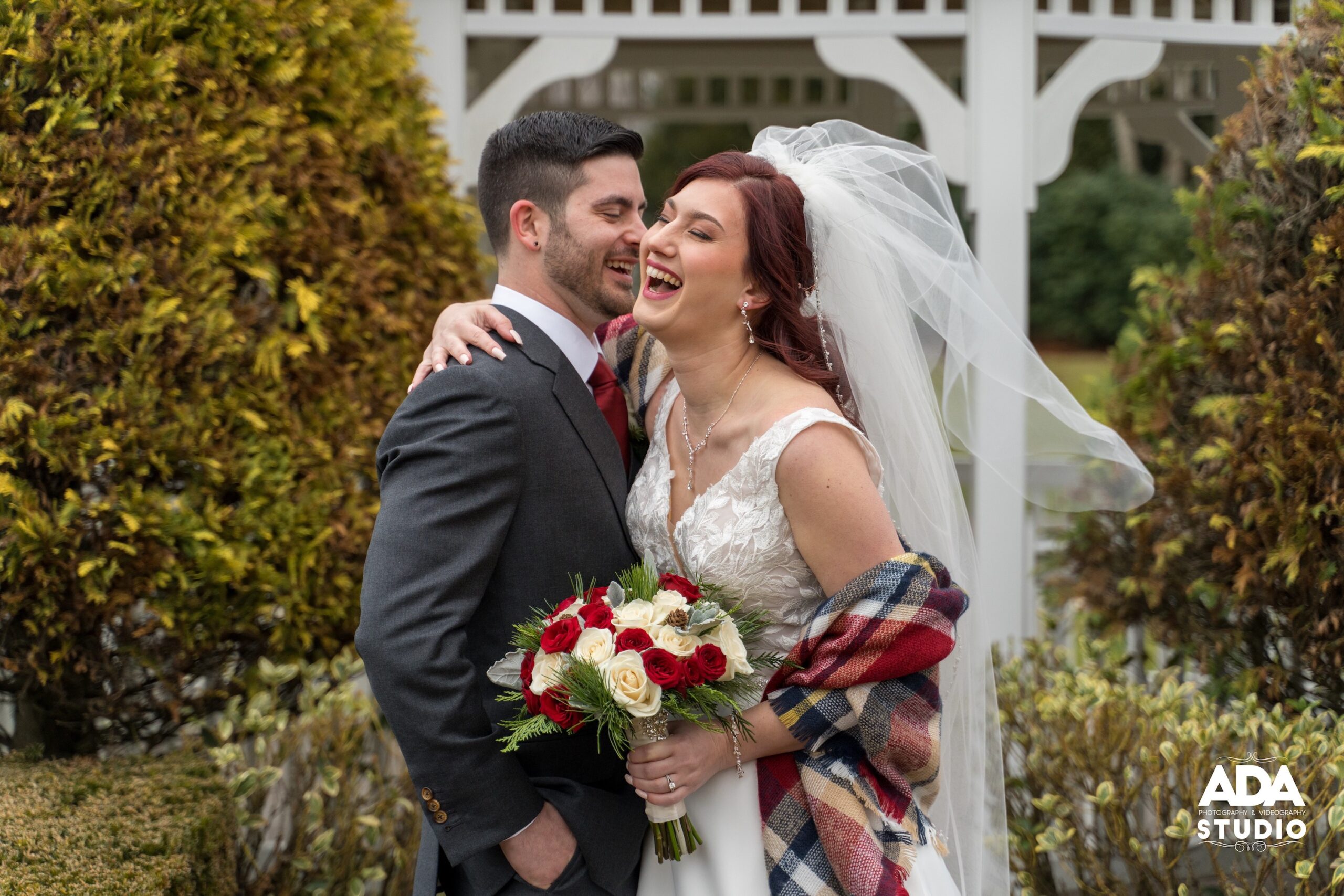 Northampton - Bride and Groom Outdoors reveal