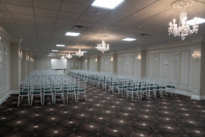 ceremony room with screen