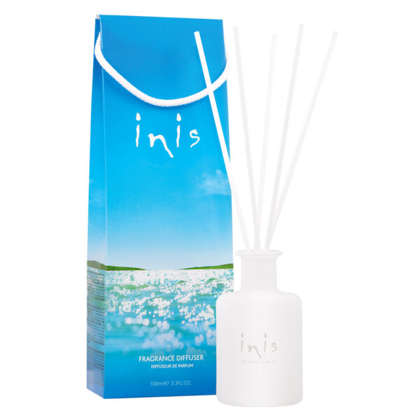 Inis fragrance diffuser bottle and box