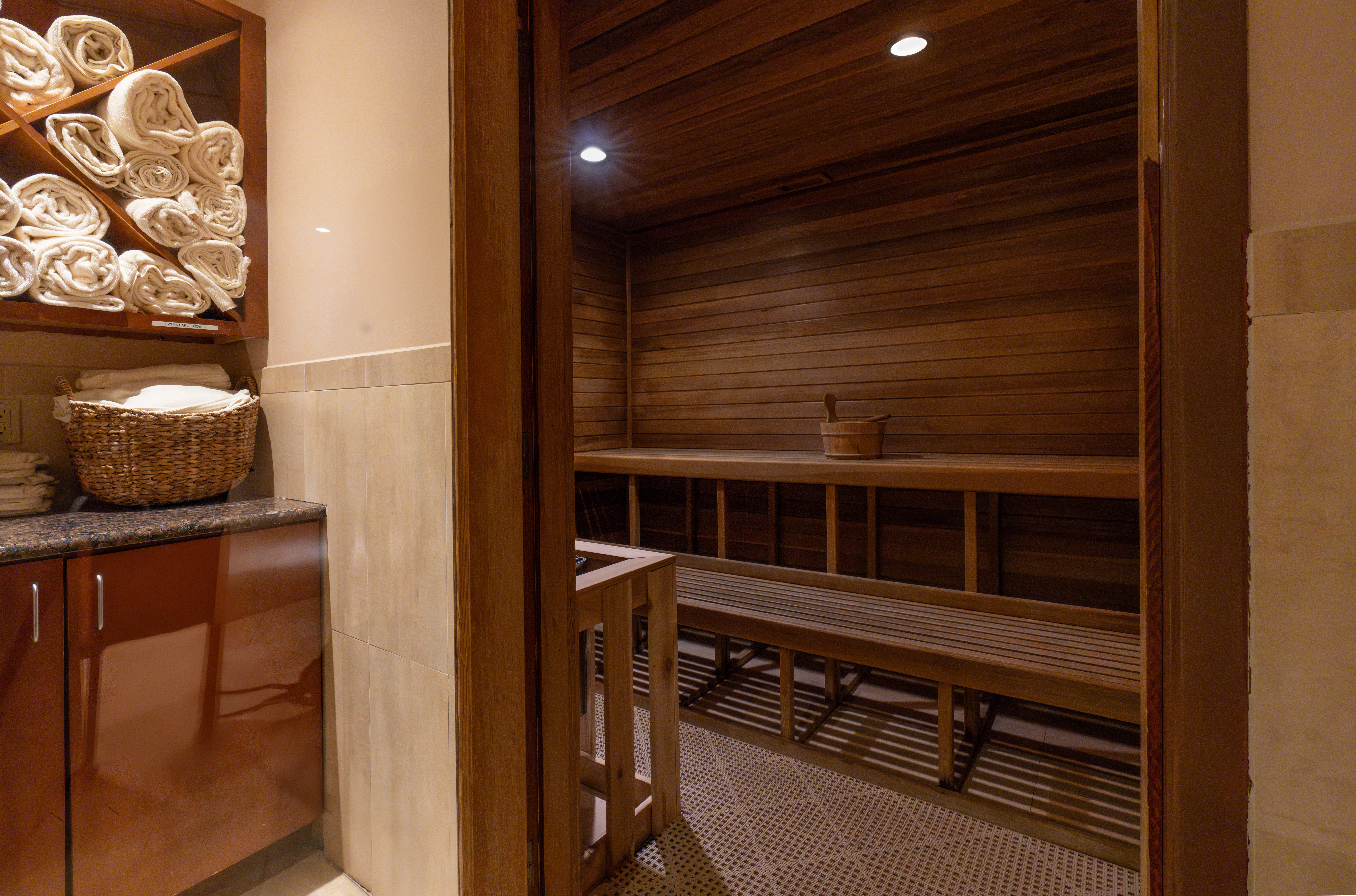 EastWindSpa75a Sauna at East Wind