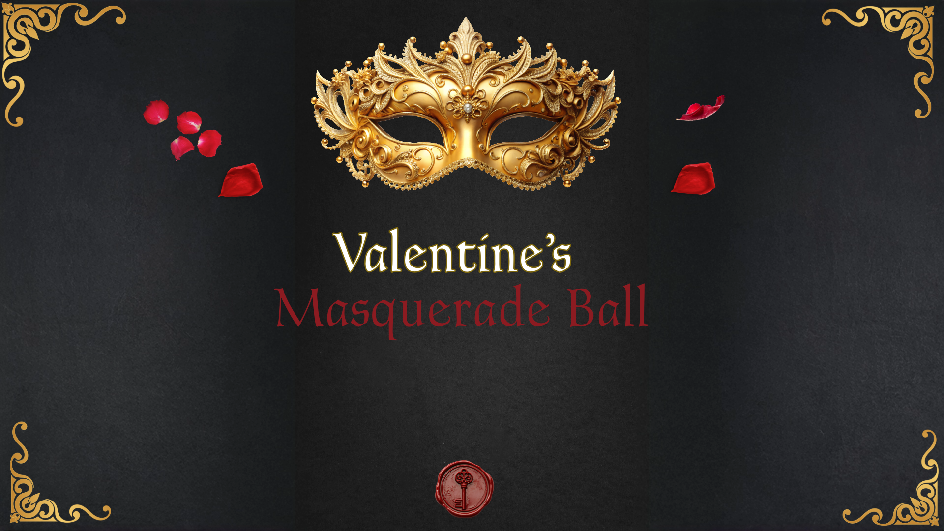 Valentine's Masquerade Ball Invitation