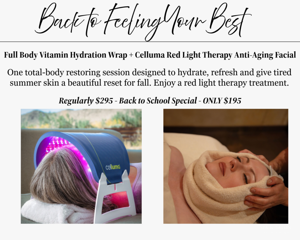Hydration and Red Light Therapy Facial