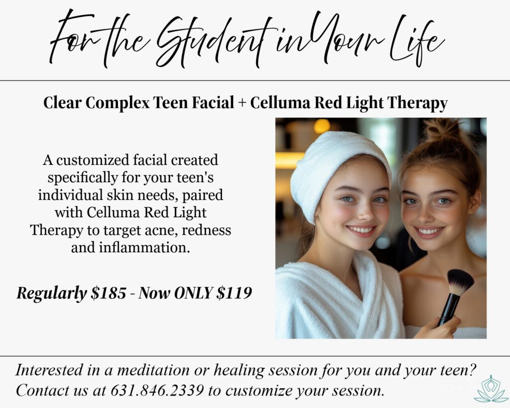 Teen Facial with Red Light Therapy Offer