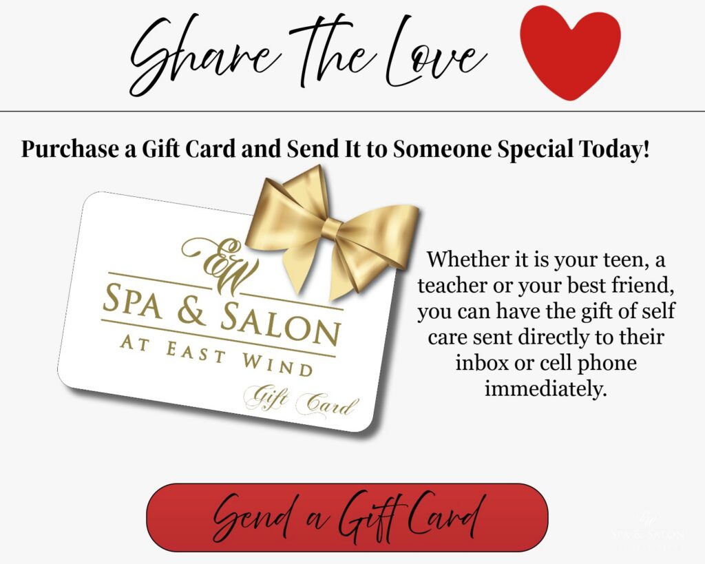East Wind Spa gift card promotion